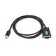 Industrial USB To RS232 Serial Adapter Cable, USB Type A To DB9 Male Port, Original FT232RL Chip, Cable Length 1.5m — view 2