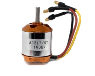 A2217 1100KV RC Brushless Outrunner Motor Welded Banana Connector (Male) — view 1