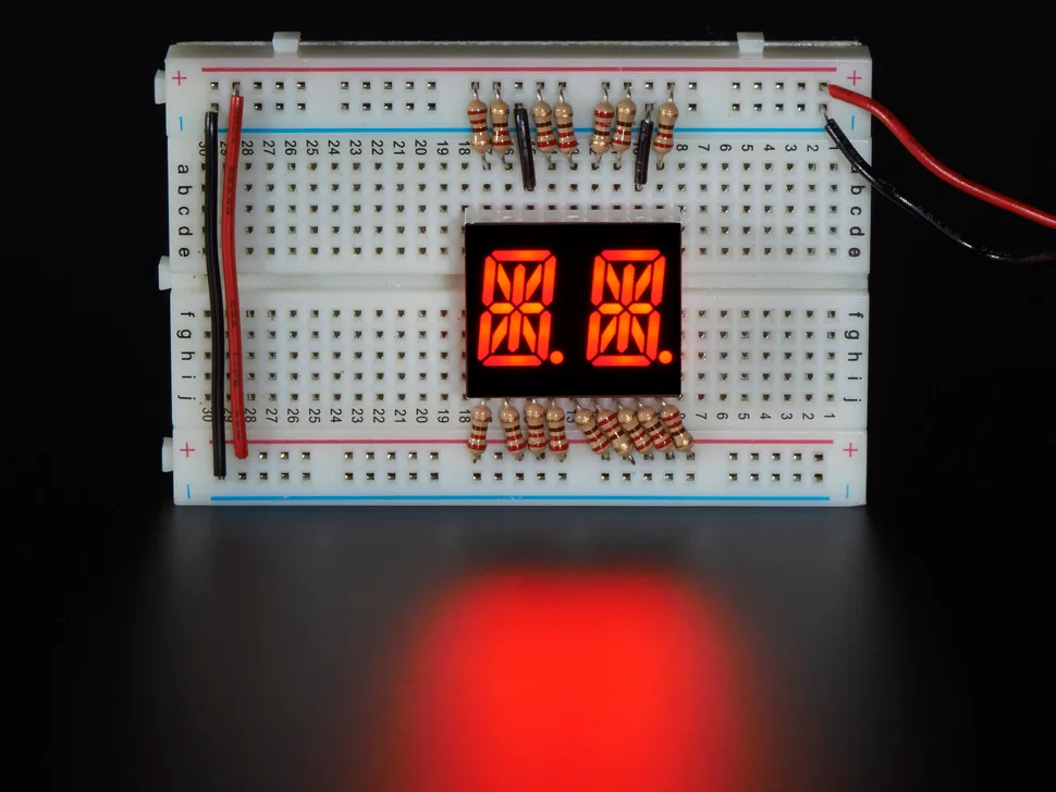 Dual Alphanumeric Display - 0.54" Digit Height - Pack of 2 — view 2