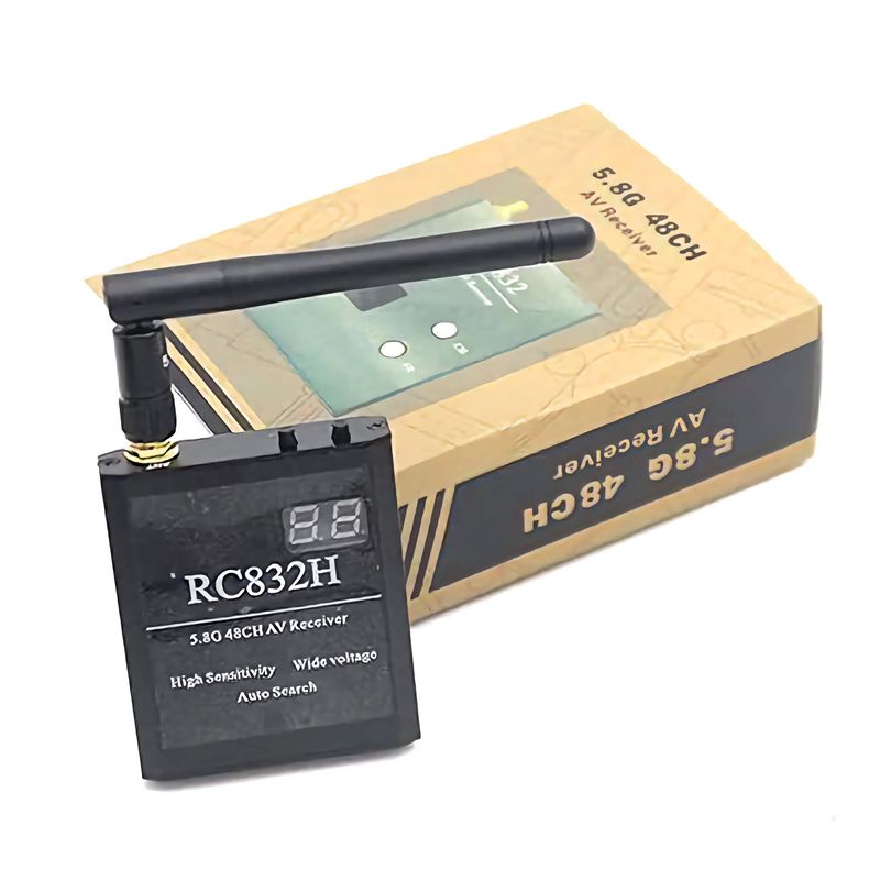 RC832H / RC832 AV Wireless Receiver - 5.8G 600MW 48CH/40CH — view 1