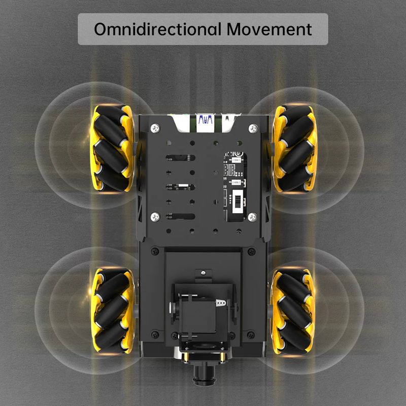 Hiwonder TurboPi Raspberry Pi ROS2 Robot Car with Mecanum Wheels — view 3