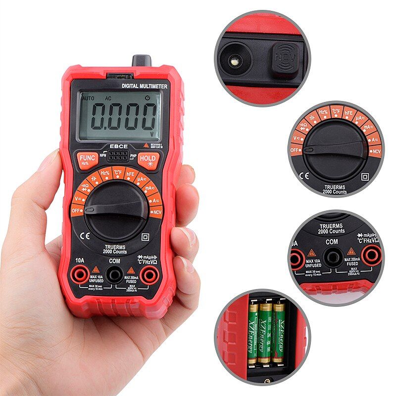 Adjustable Temperature Soldering Iron Kit with Multimeter — view 3