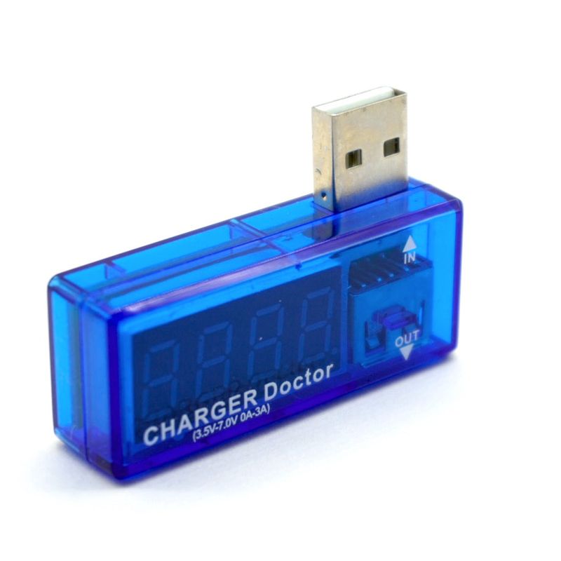 USB Current and Voltage Meter - Voltmeter / Ammeter for USB Chargers — view 3