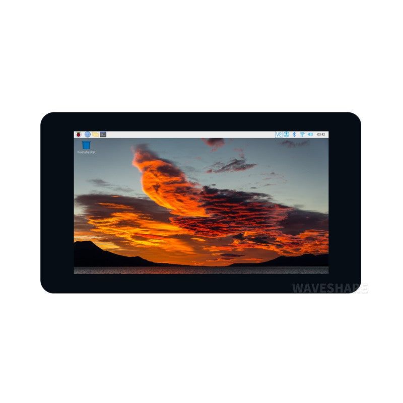 7inch Capacitive Touch Display, DSI Interface, IPS Screen, 800×480, 5-Point Touch — view 1
