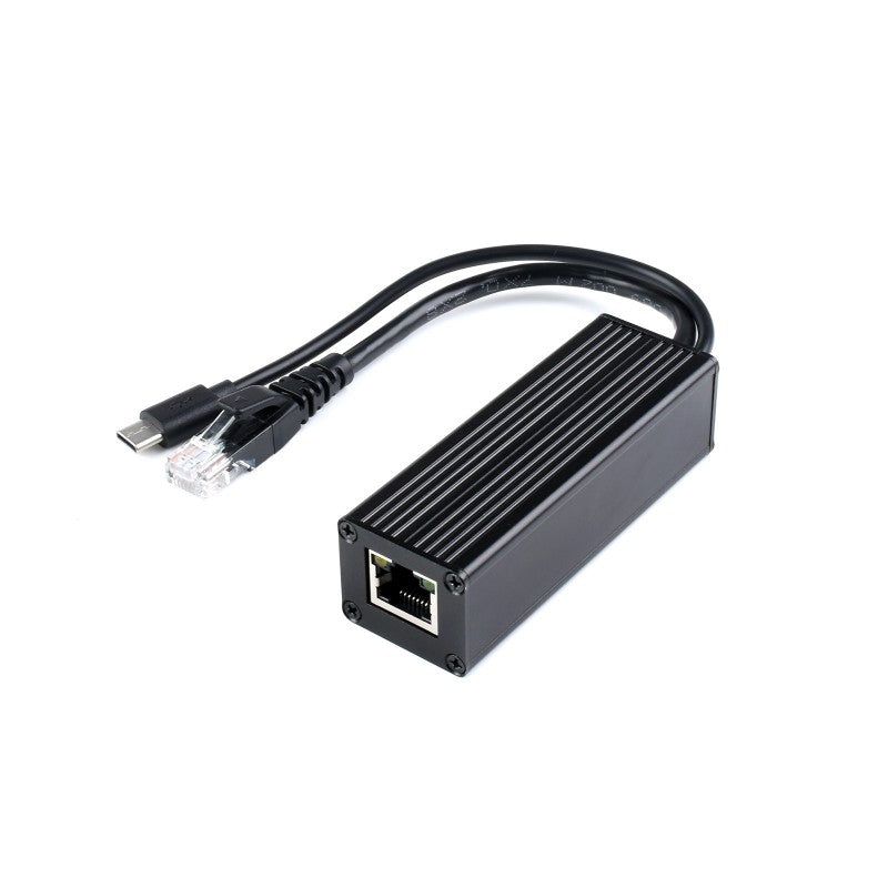 Industrial Gigabit PoE Splitter, Metal Case protection, 5V 2.5A Type-C — view 1