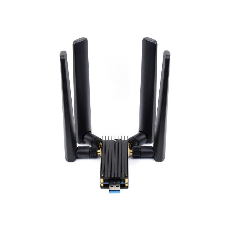 5G M.2 Module DONGLE with quad antennas & USB3.1 port — view 2