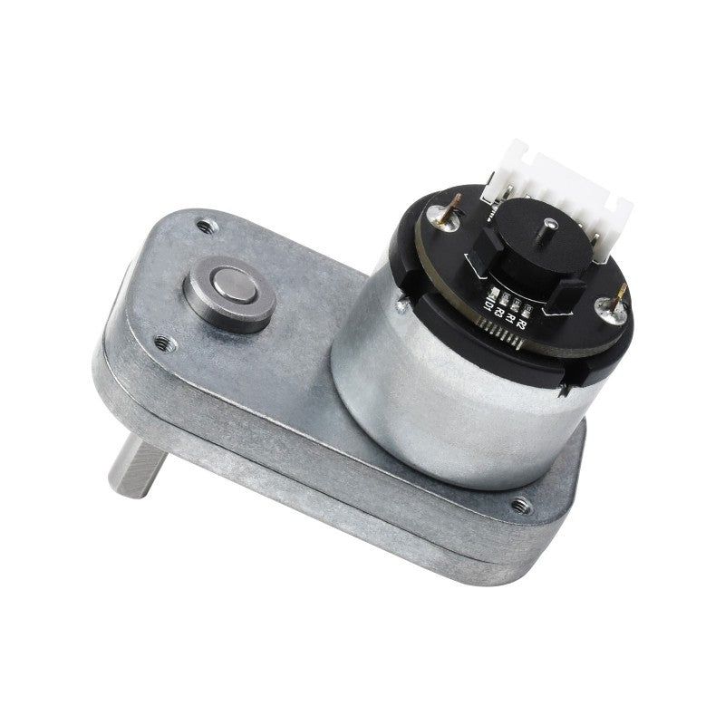 L-shaped Permanent Magnet DC Encoder Gear Motor — view 3
