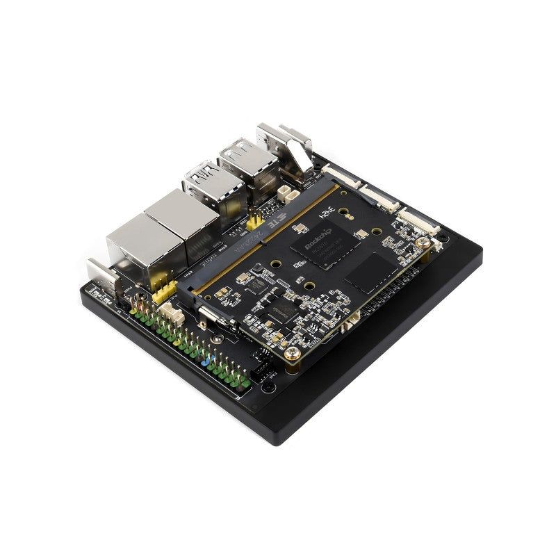 Luckfox Core3576 Edge Computing Development Board, Rockchip RK3576 Octa-Core 2.2GHz Processor, Features A big.LITTLE Architecture, 6 TOPS Computing Power NPU — view 2