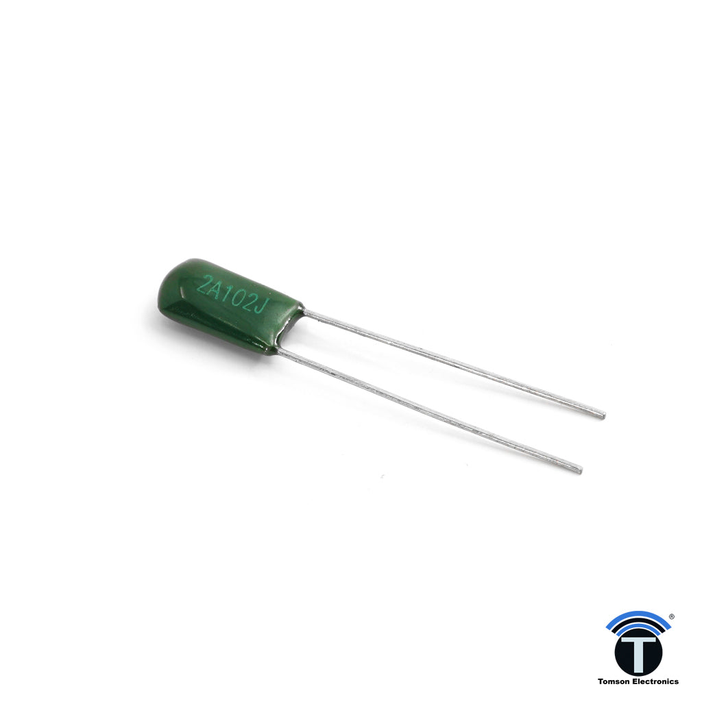 0.001 uF/100 V Polyester Film Capacitor — view 1