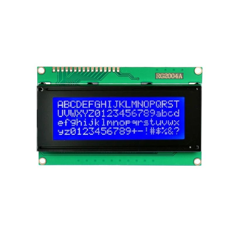 20 x 4 Blue Color LCD Display — view 1