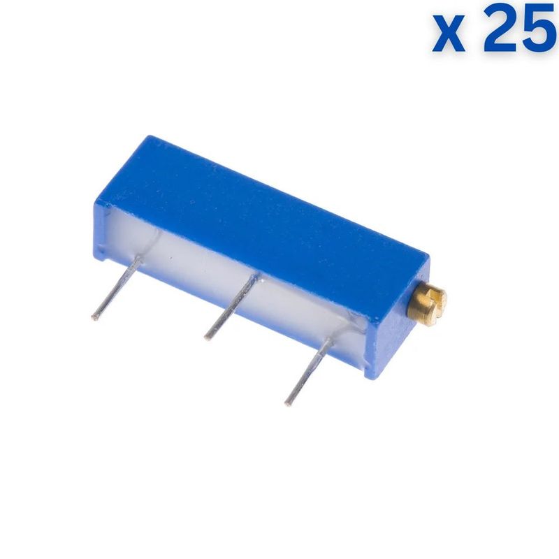 50KΩ 3006P Trimpot Potentiometer — view 3