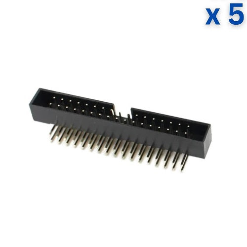 34 Pin Right Angle Box Header — view 2
