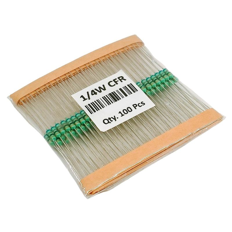 390E Ohm 1/4W Carbon Film Resistor — view 2