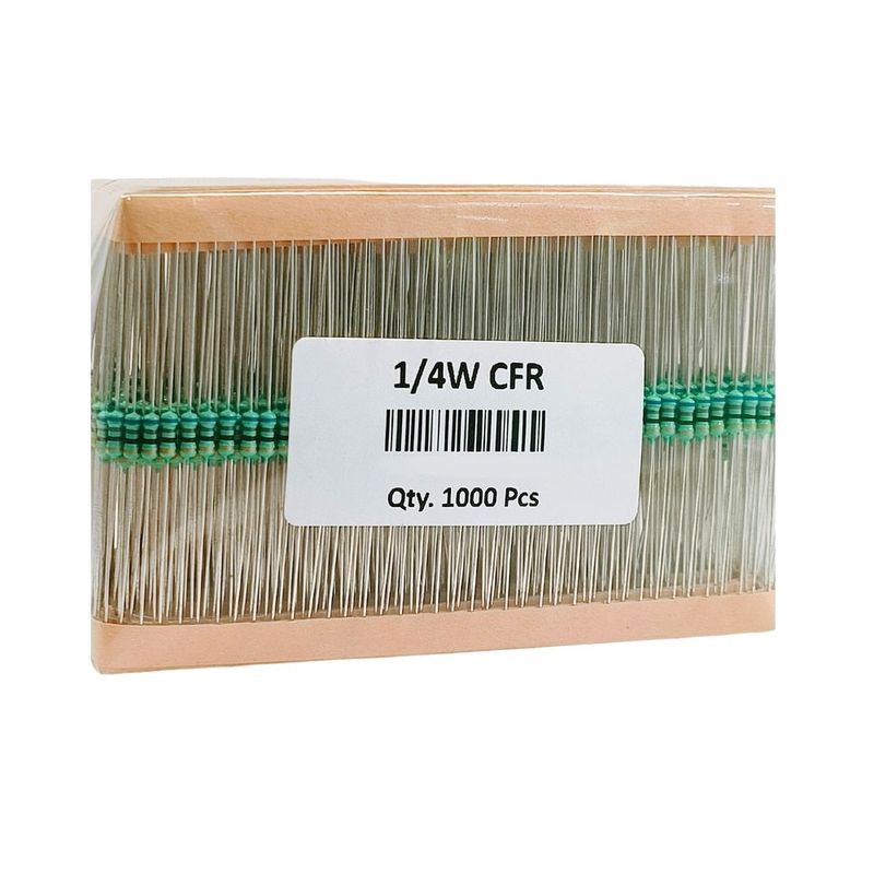 6M8 Ohm 1/4W Carbon Film Resistor — view 3
