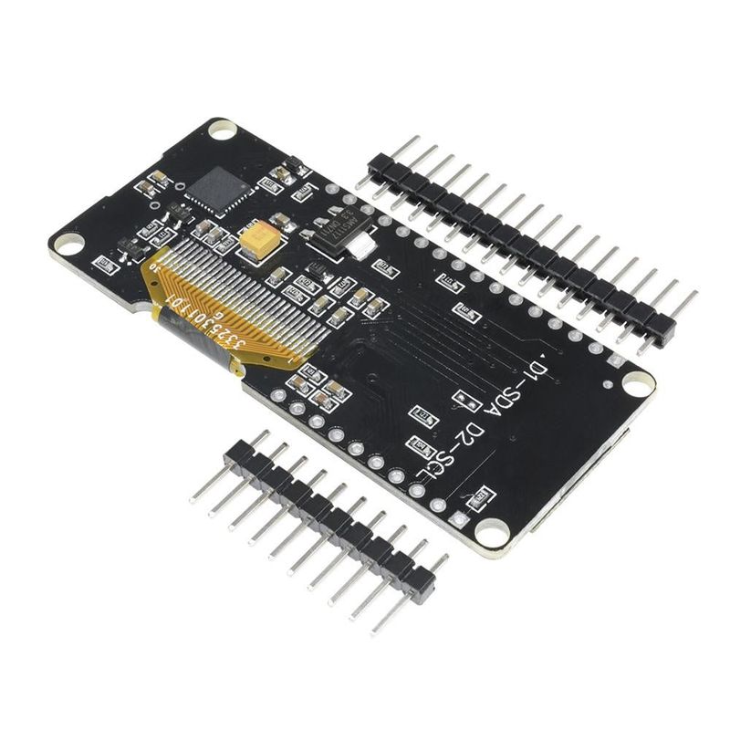 0.96 Inch NodeMCU OLED Display Wemos ESP8266 ESP-12F ESP12F CP2102 Wireless Wifi Development Board Micro USB — view 3
