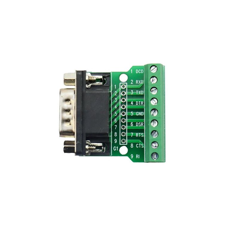 DB9 Male Screw Terminal to RS232 RS485 Conversion Board — view 2